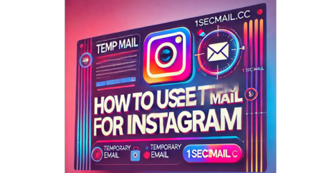 How to use temp mail for instagram?
