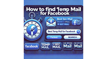 How to find temp mail for facebook?